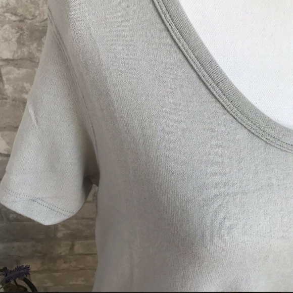 HYE PARK and LUNE Saturn Tee in Heather Gray - Picture 2 of 5